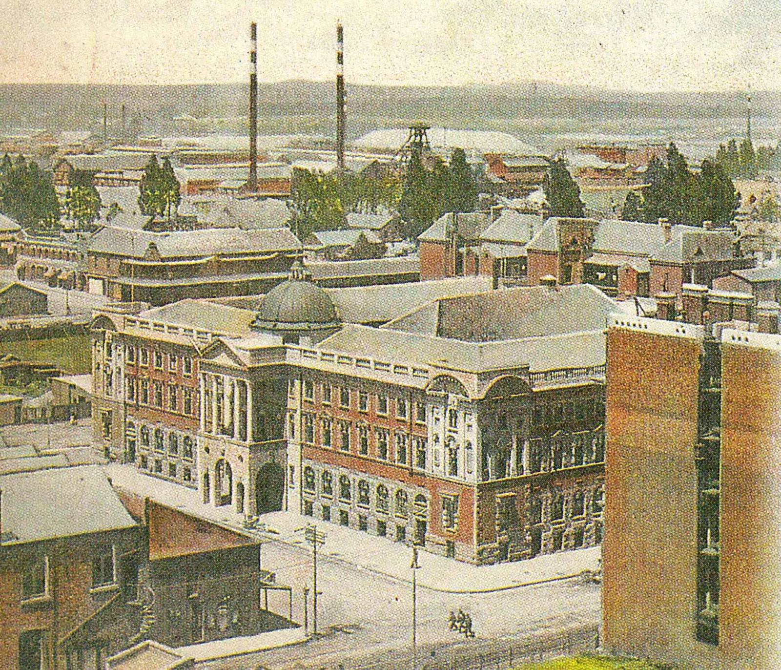 The stock exchange in 1903 rebuilt for the third time