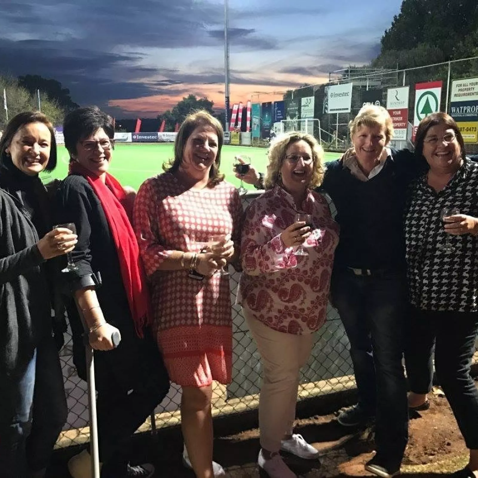 Annually the old girls get together to support the st marys hockey team at the st marys investec hockey festival