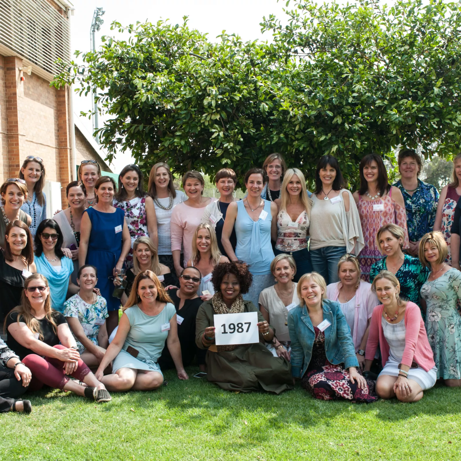The class of 1987 celebrating 30 years since matriculating at old girls day