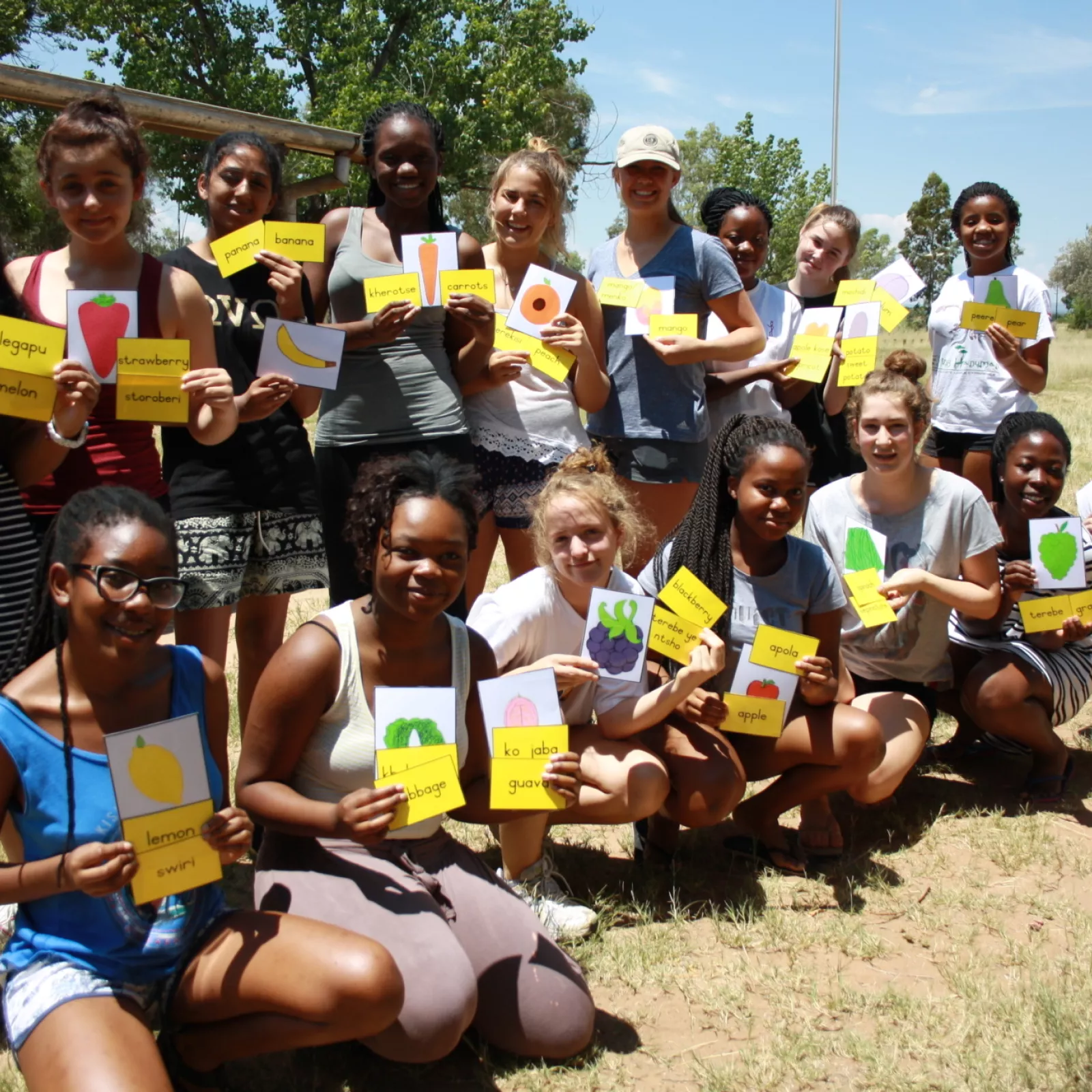 Teaching aids for the teachers at alma primary school limpopo