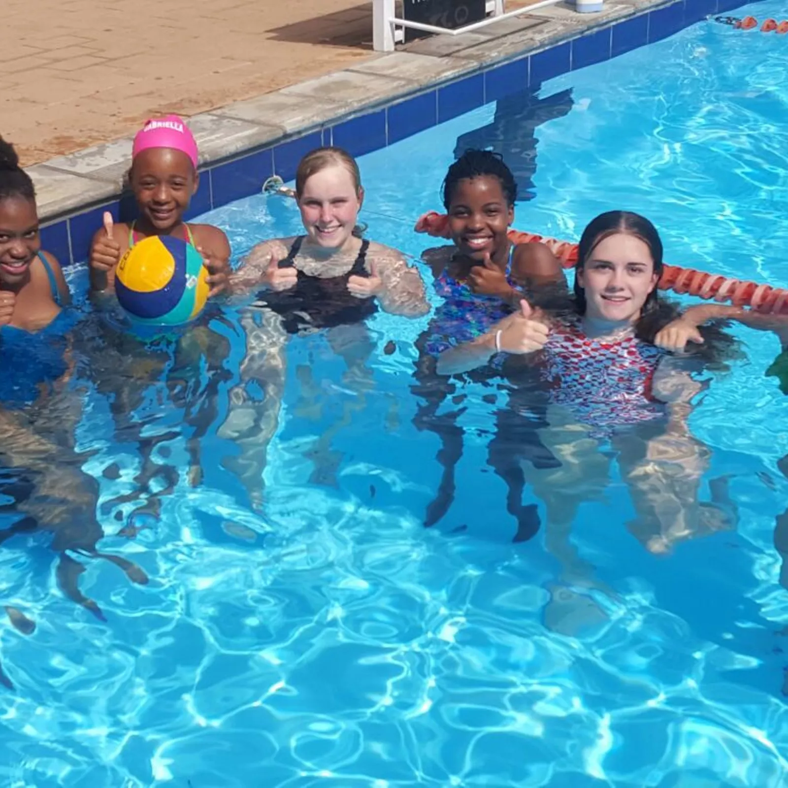 Swimming lessons for learners at waverley girls high school