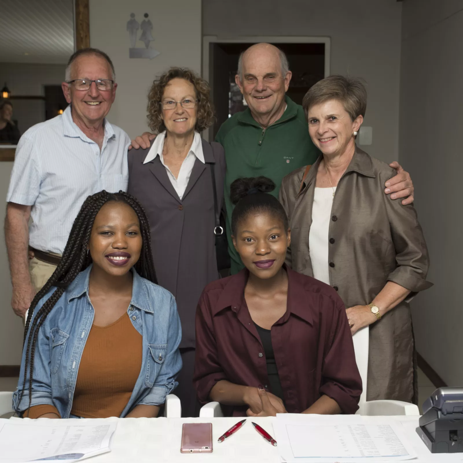Parents old girls and guests enjoying a st marys foundation auction evening