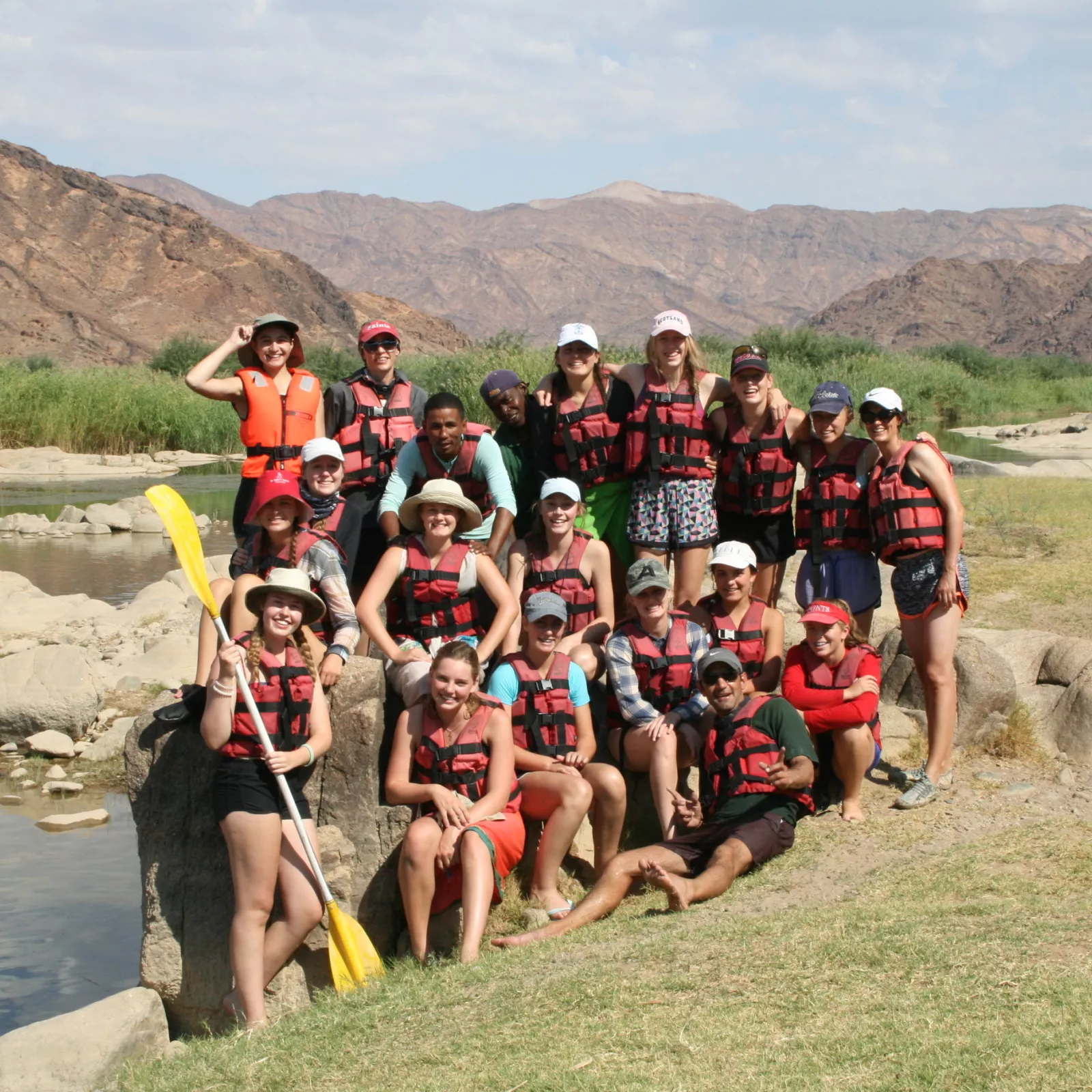 Orange river rafting tour