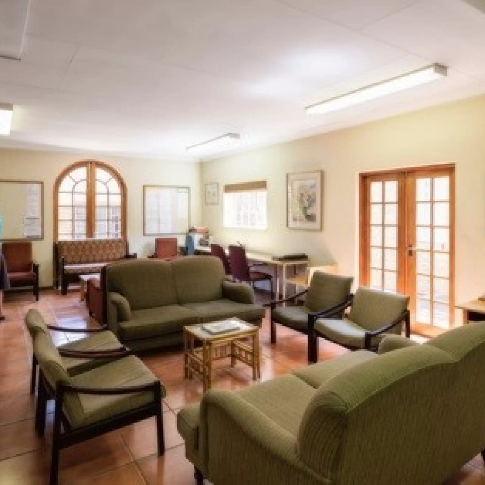 One area of the staff room