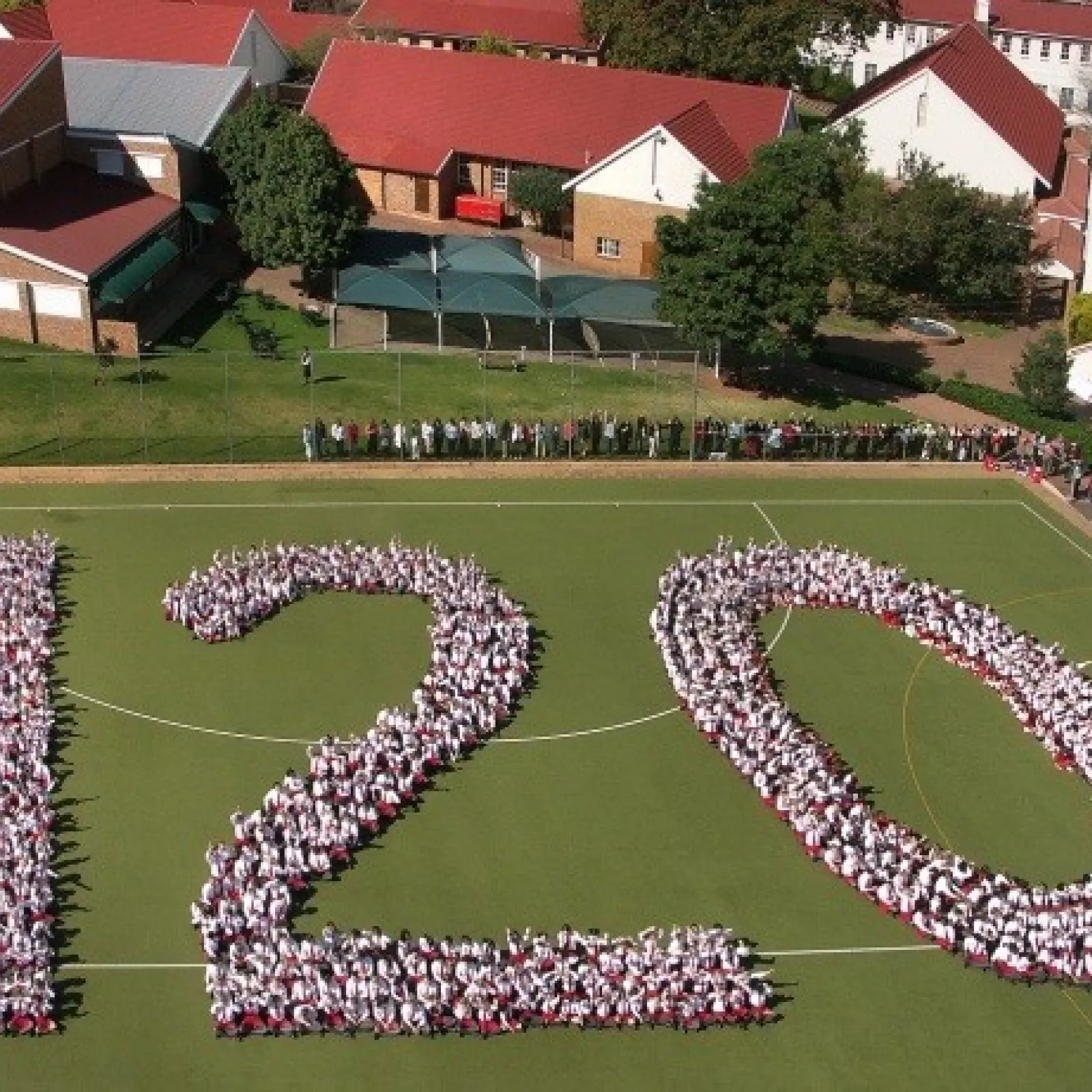 The girls form the 120