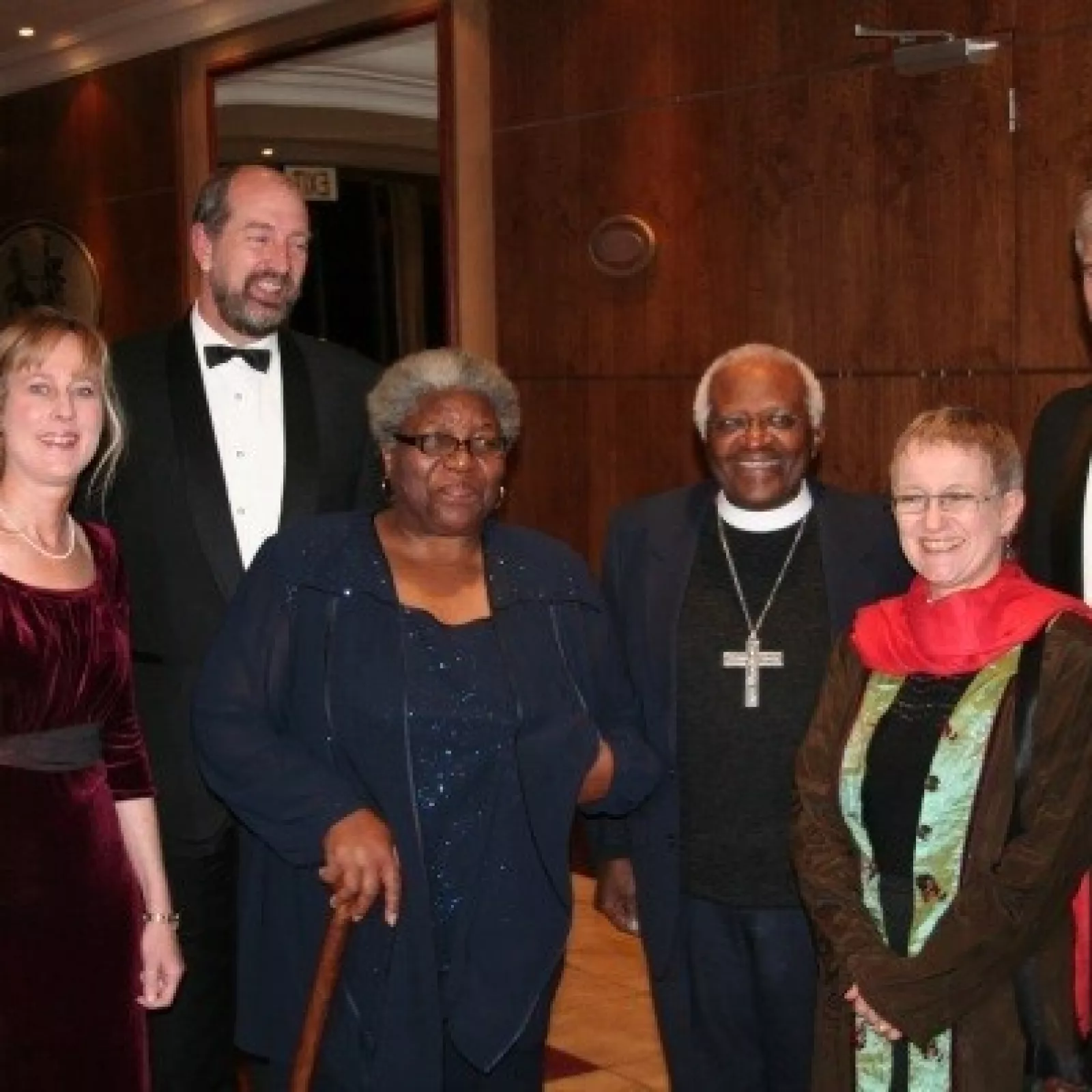 Commemoration dinner attended by archbishop emeritus desmond tutu and his wife leah