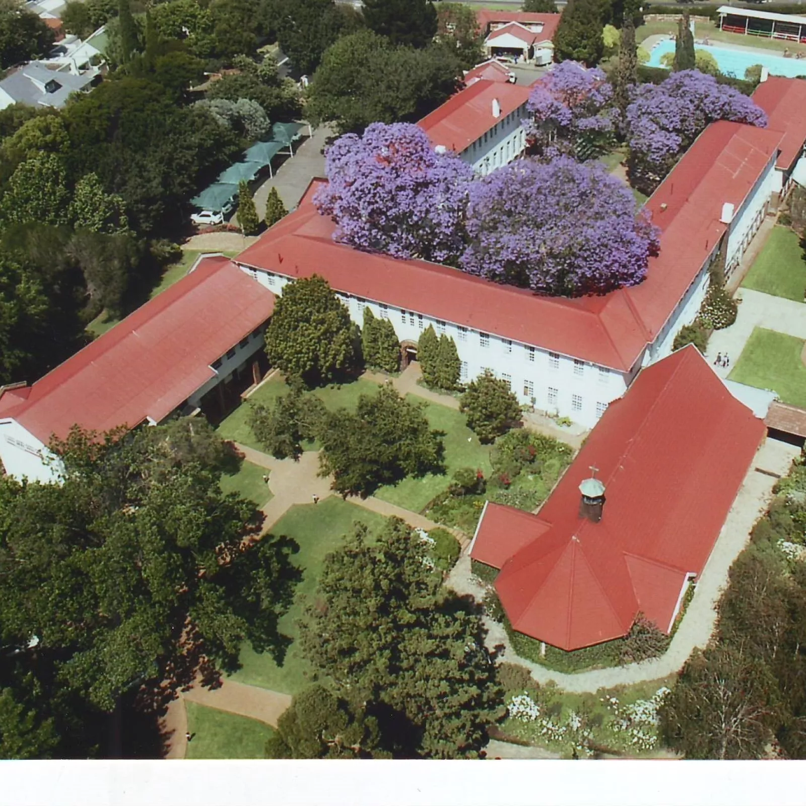 The senior school looking smart and orderly