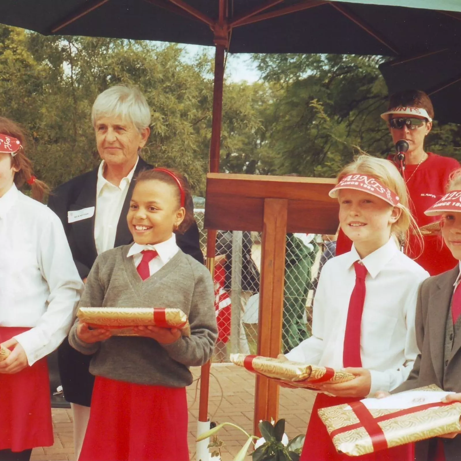 The official opening of the wendy nathan astroturf