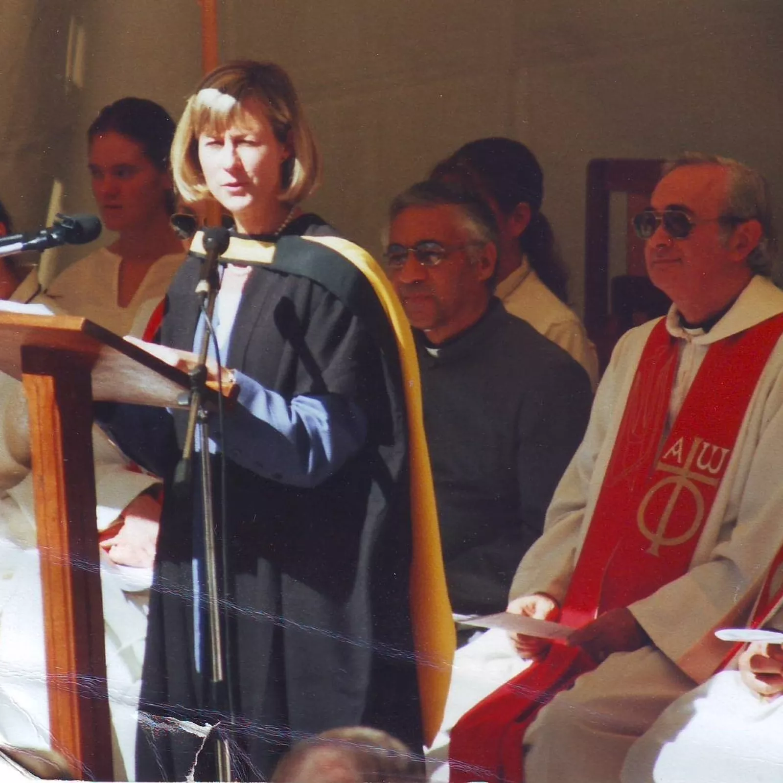 Mrs fargher at her installation