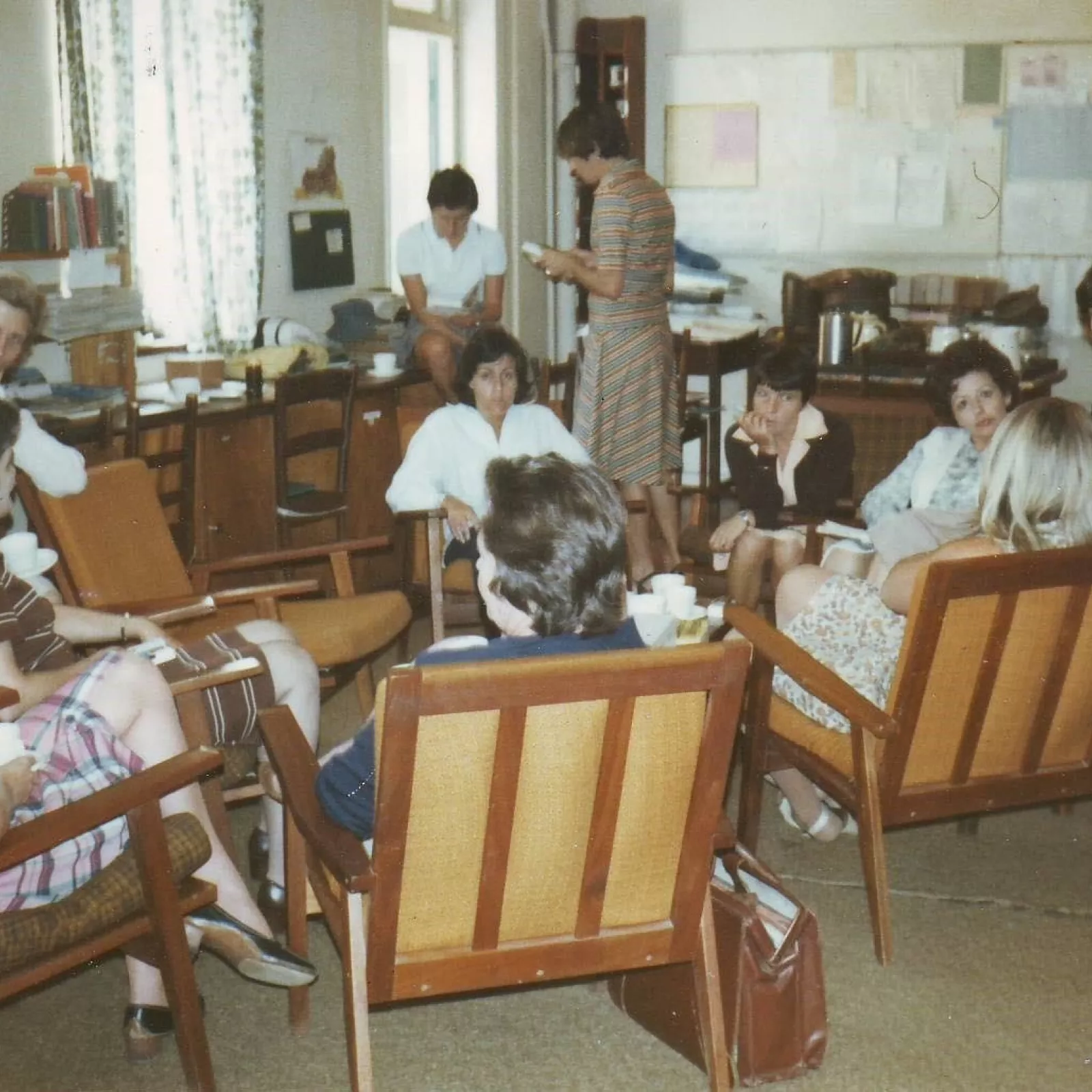 The cramped old staffroom in the senior school