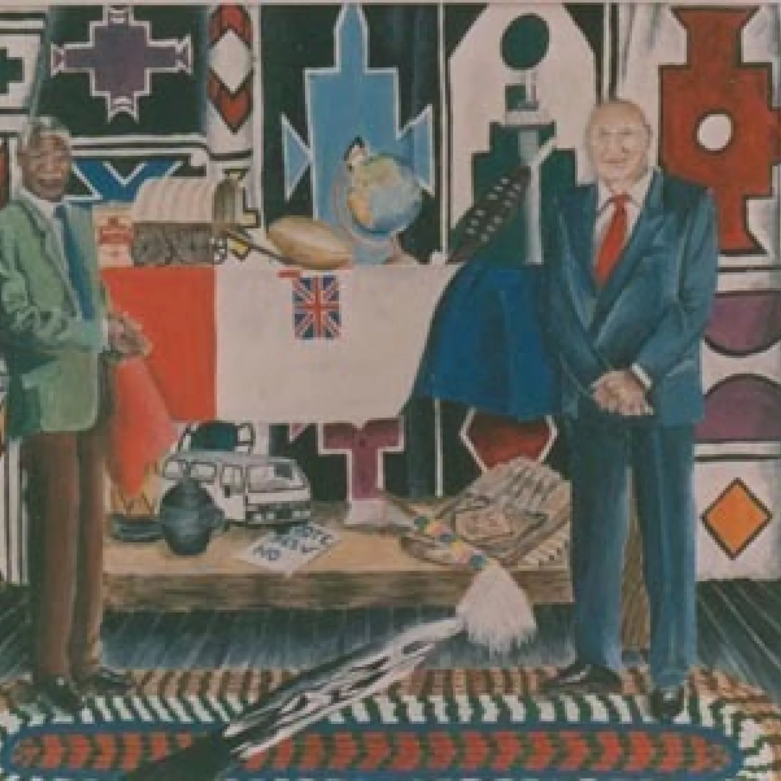 Painting by matric pupil kim taylor in 1993