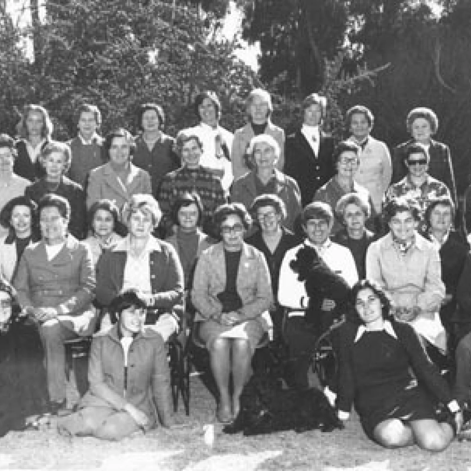 Mrs pitt Ys first year as headmistress in 1973