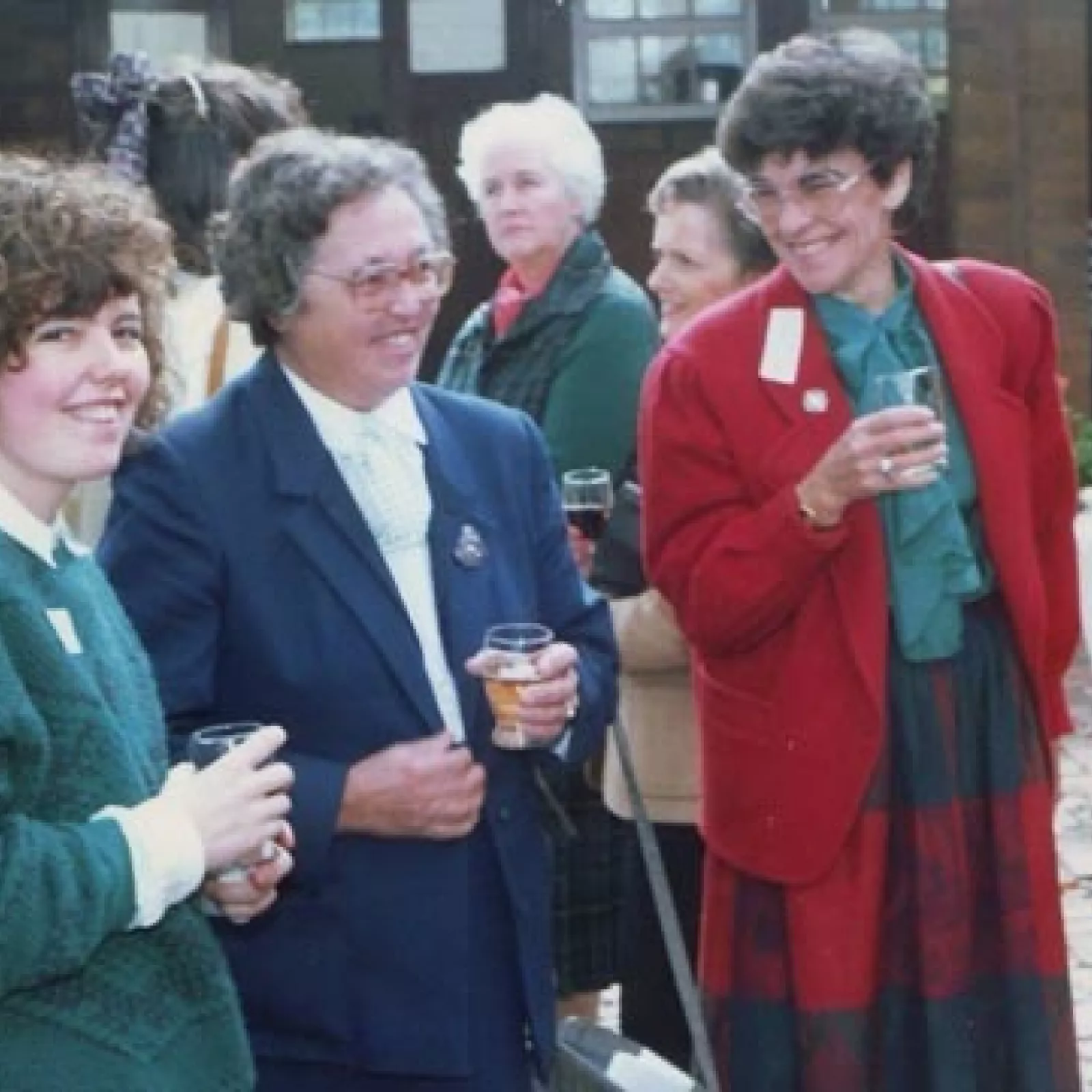 Frances howard with mrs pitt and mrs rossouw celebrating the centenary