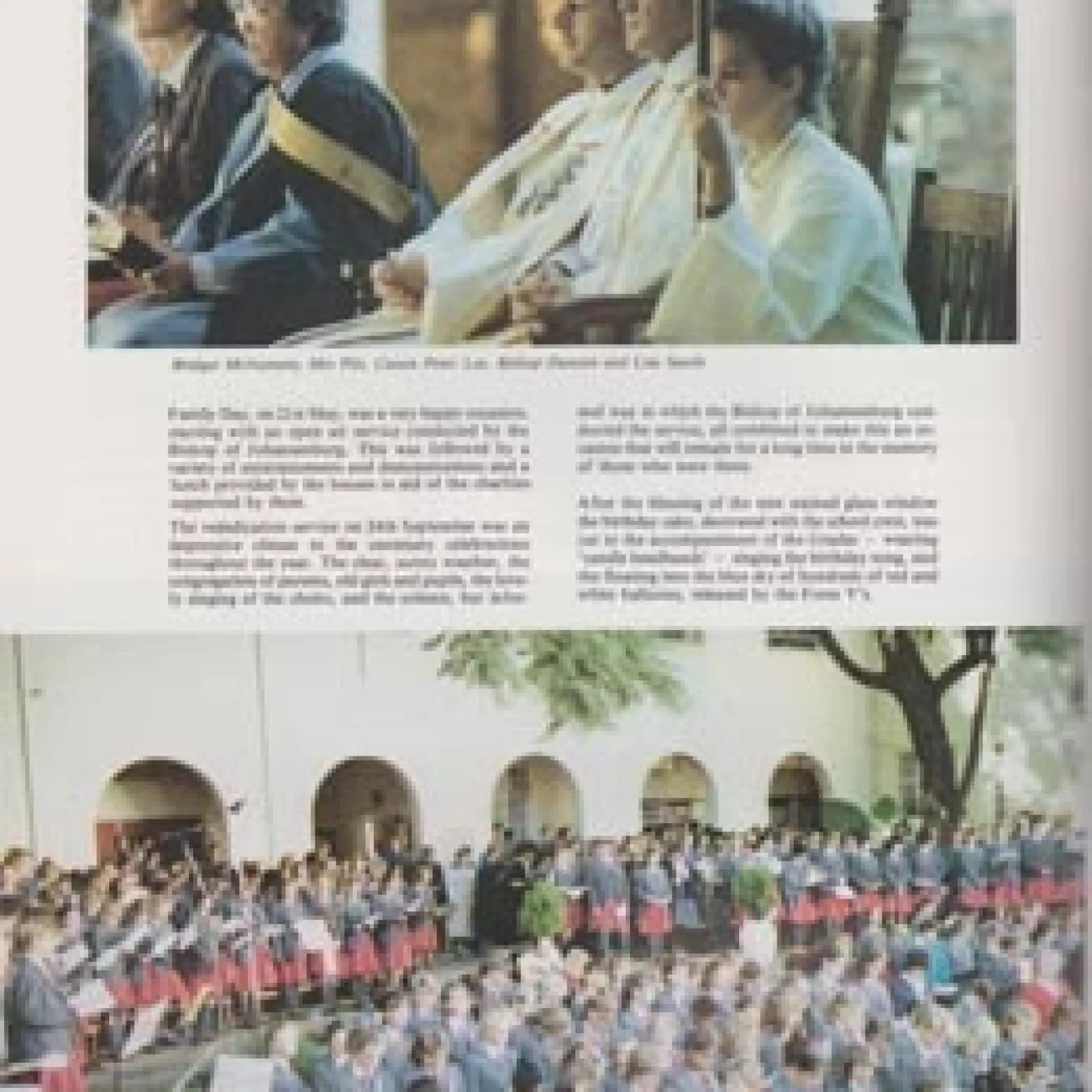 Recording the centenary patronal festival in the magazine