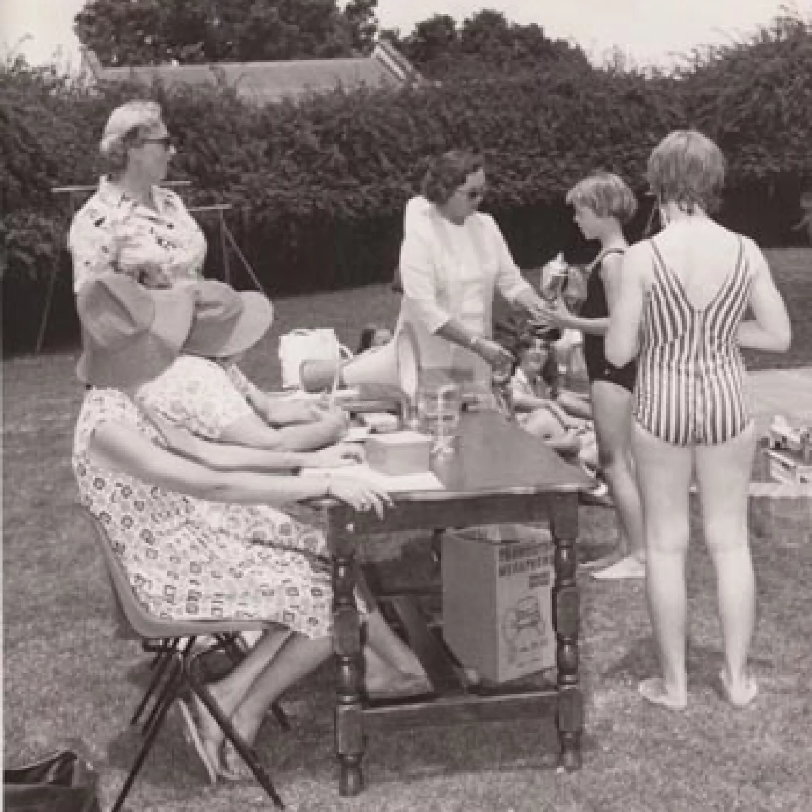 Mrs pitt presents the prizes at the junior school gala