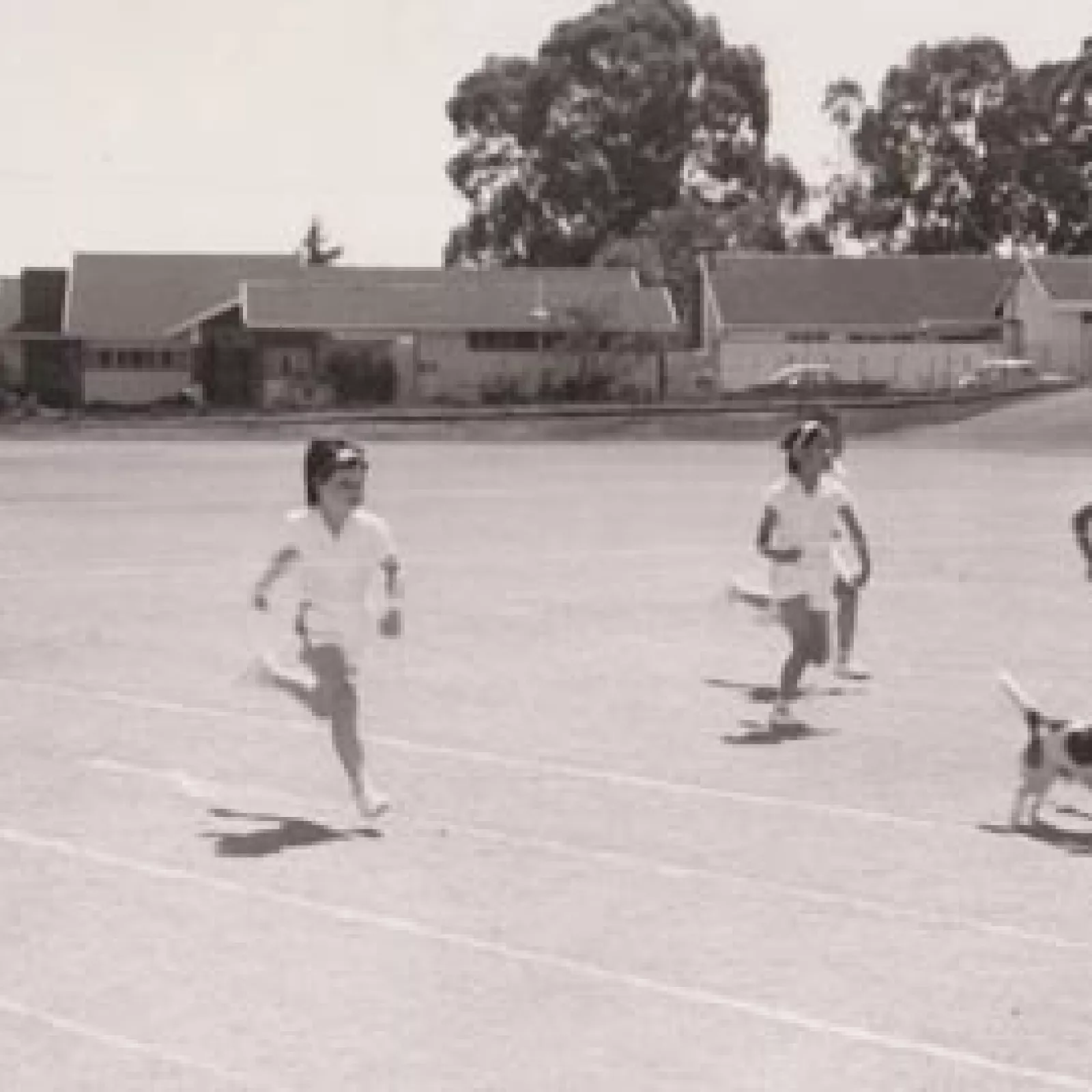 Junior school pupils on sports Y day