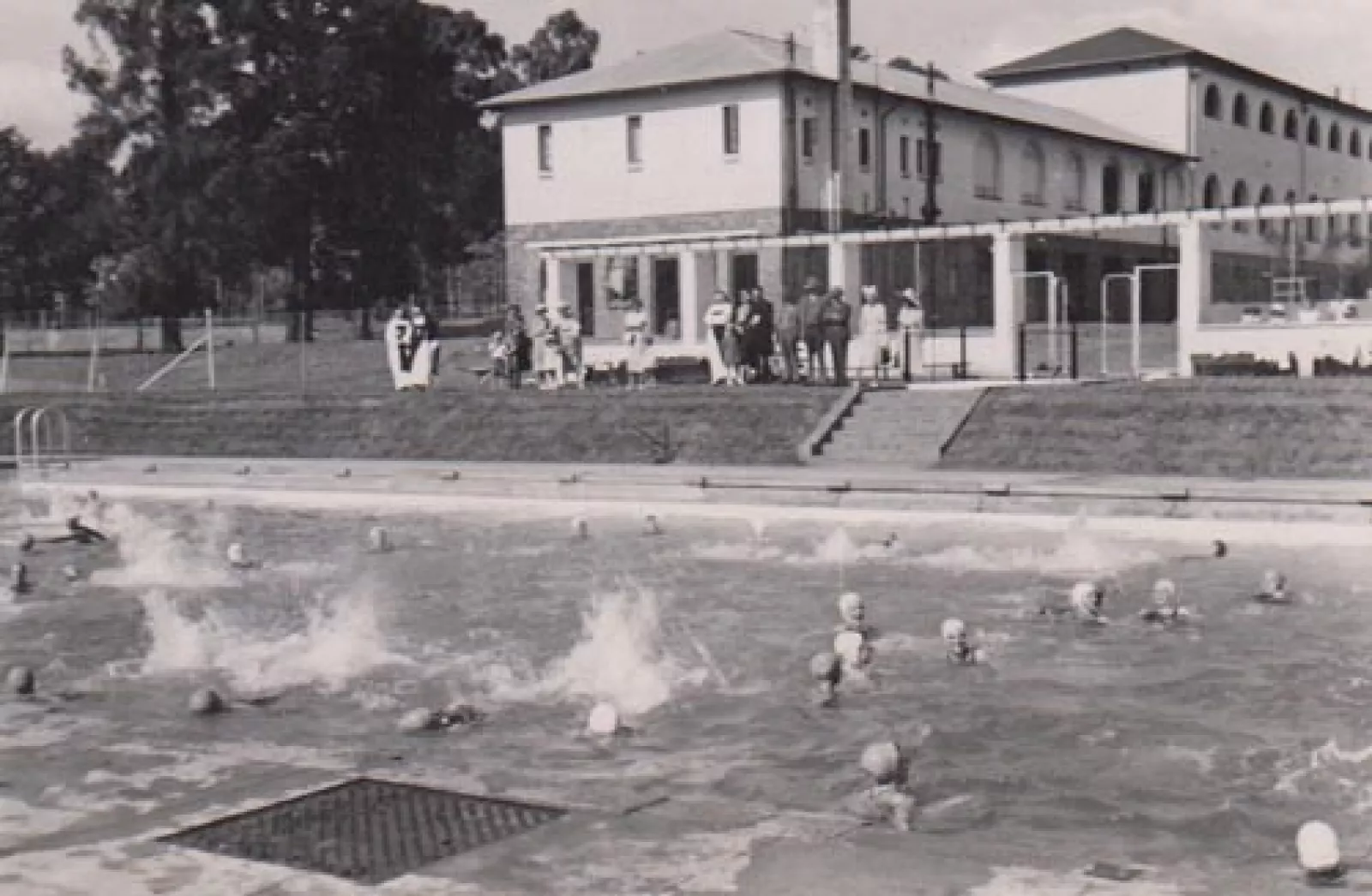 Enjoying the new pool