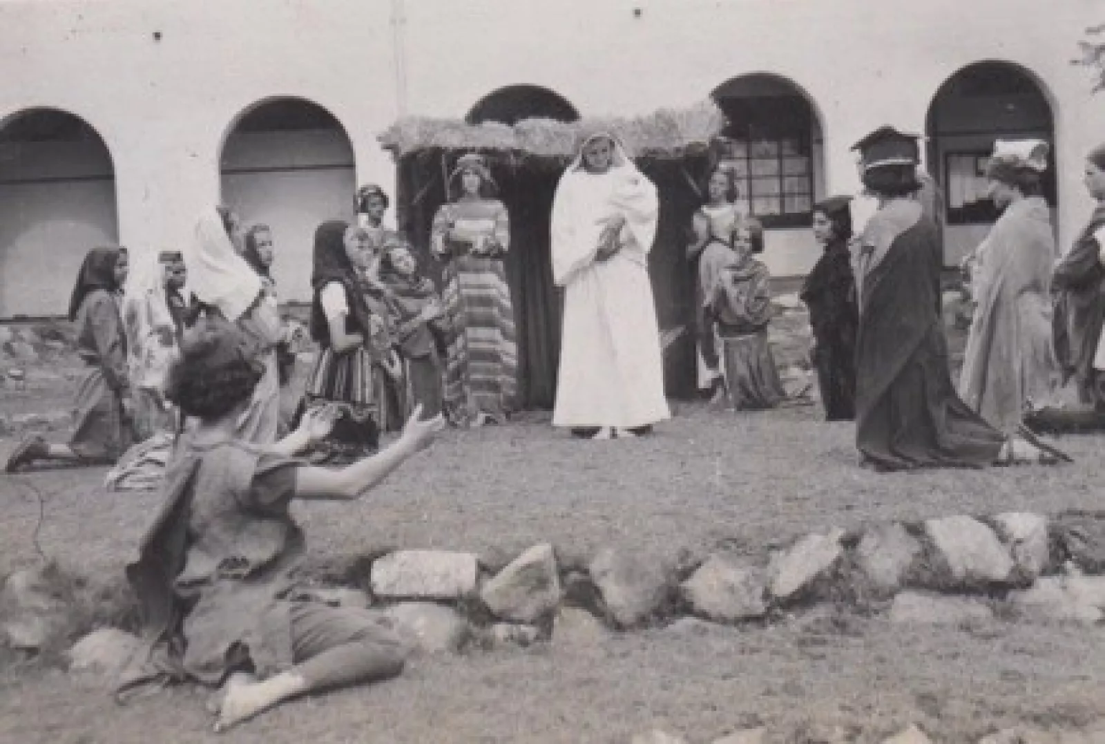 Nativity play in 1946