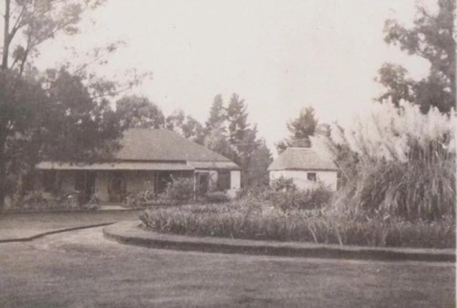The stable chapel on the right