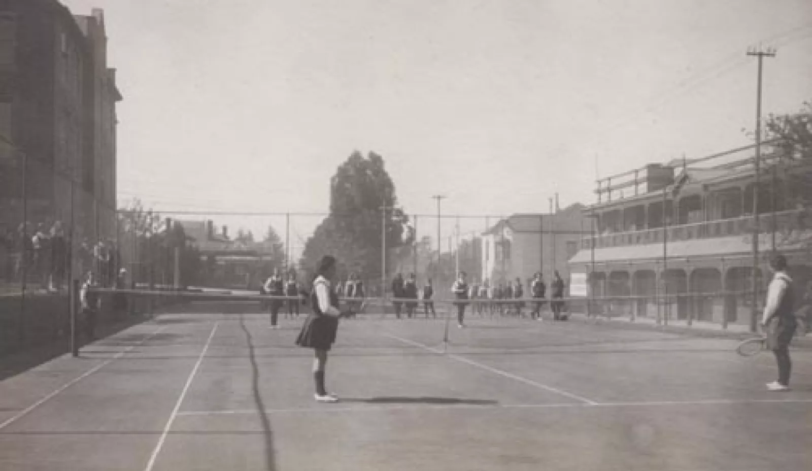 Tennis at the school 2
