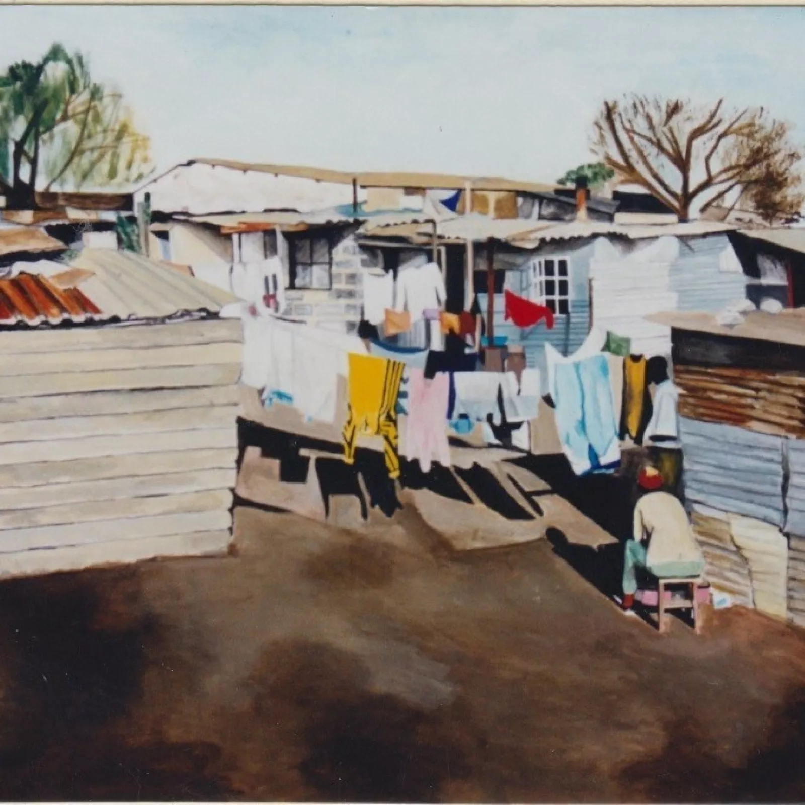 A painting by ipuseng moroka Y matric 1998