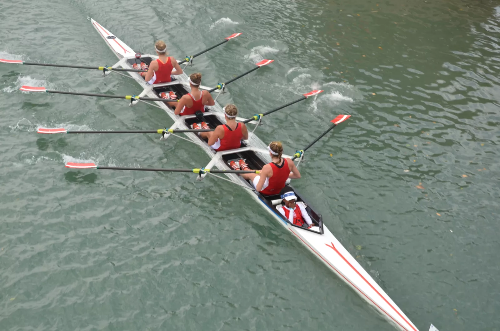 Boat race squad powering to victory