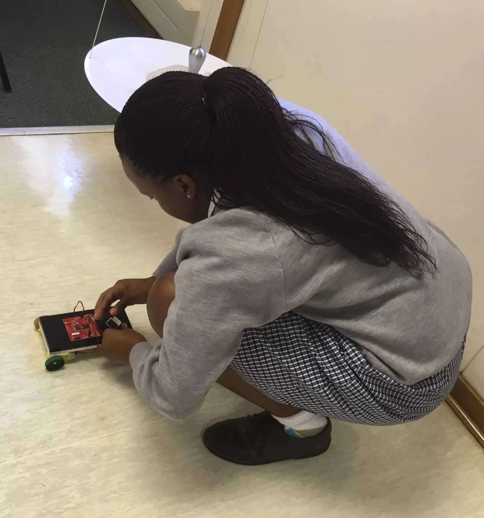 How the programme appears on the board