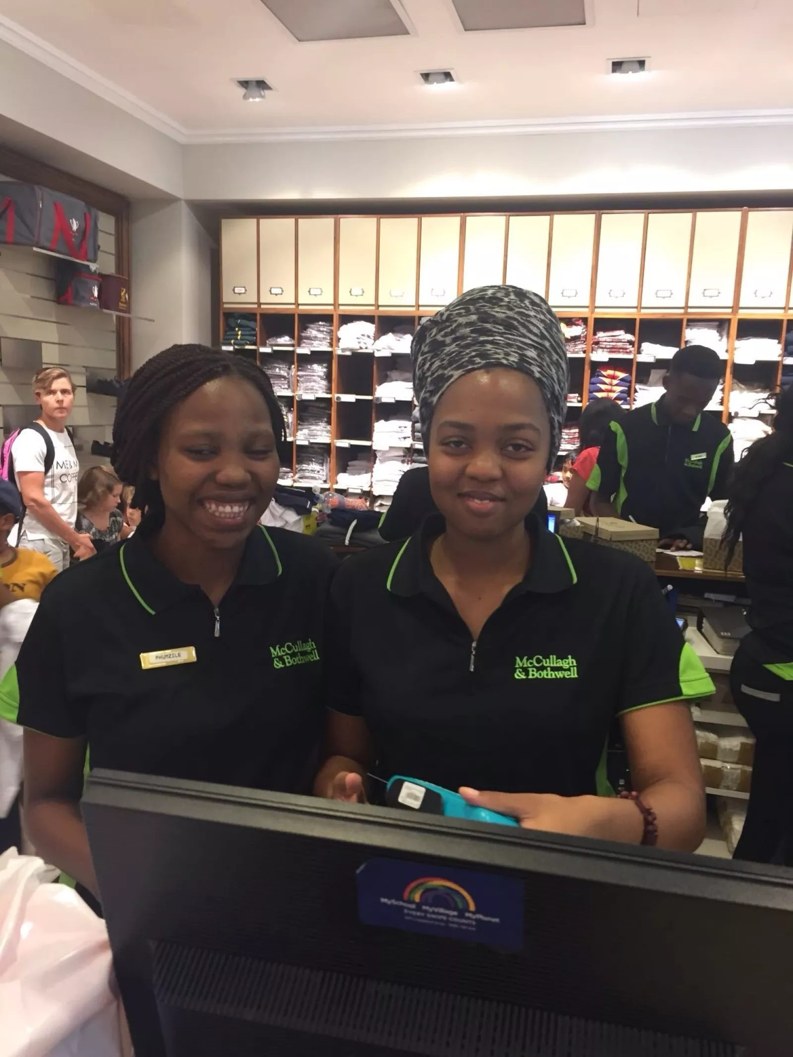 22 January Mmampe and Phumzile at Mc Cullough and Bothwell