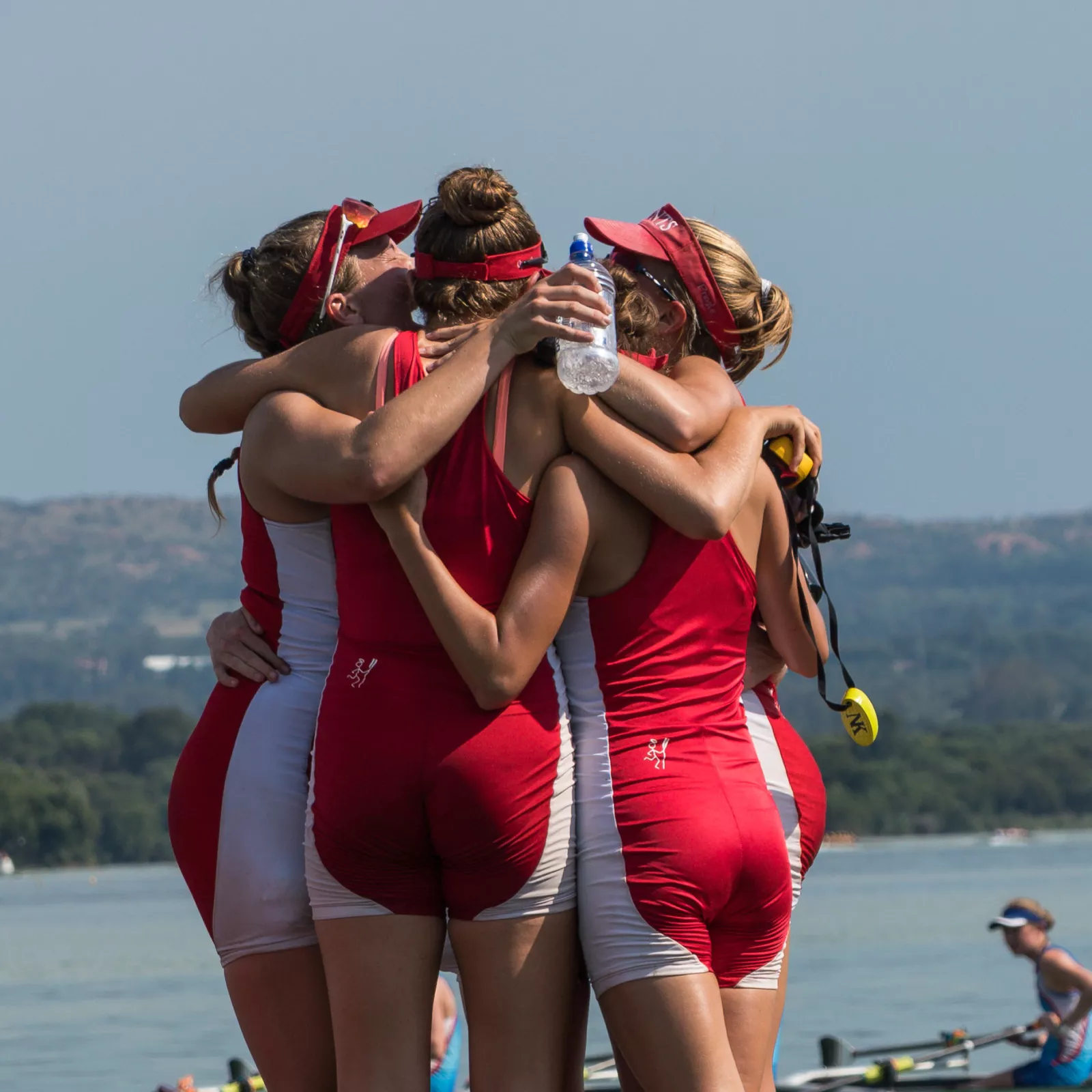 First quad after a fantastic race