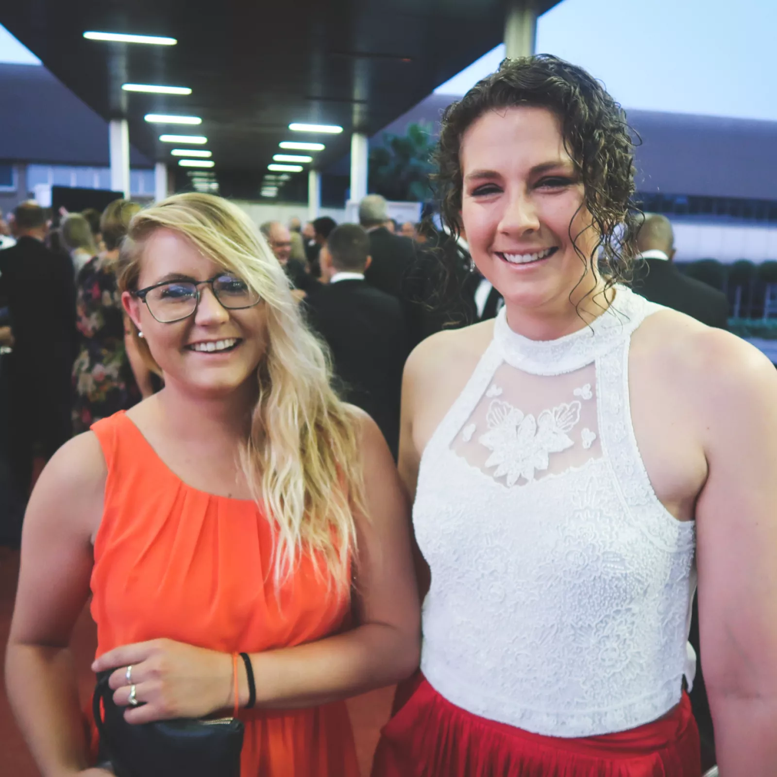 Kate christowitz right at the black tie event celebrating the rowing clubs 25th